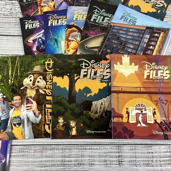 Lot of 16 Disney Files Magazine Disney Vacation Club DVC Walt Disney World - Picture 4 of 9